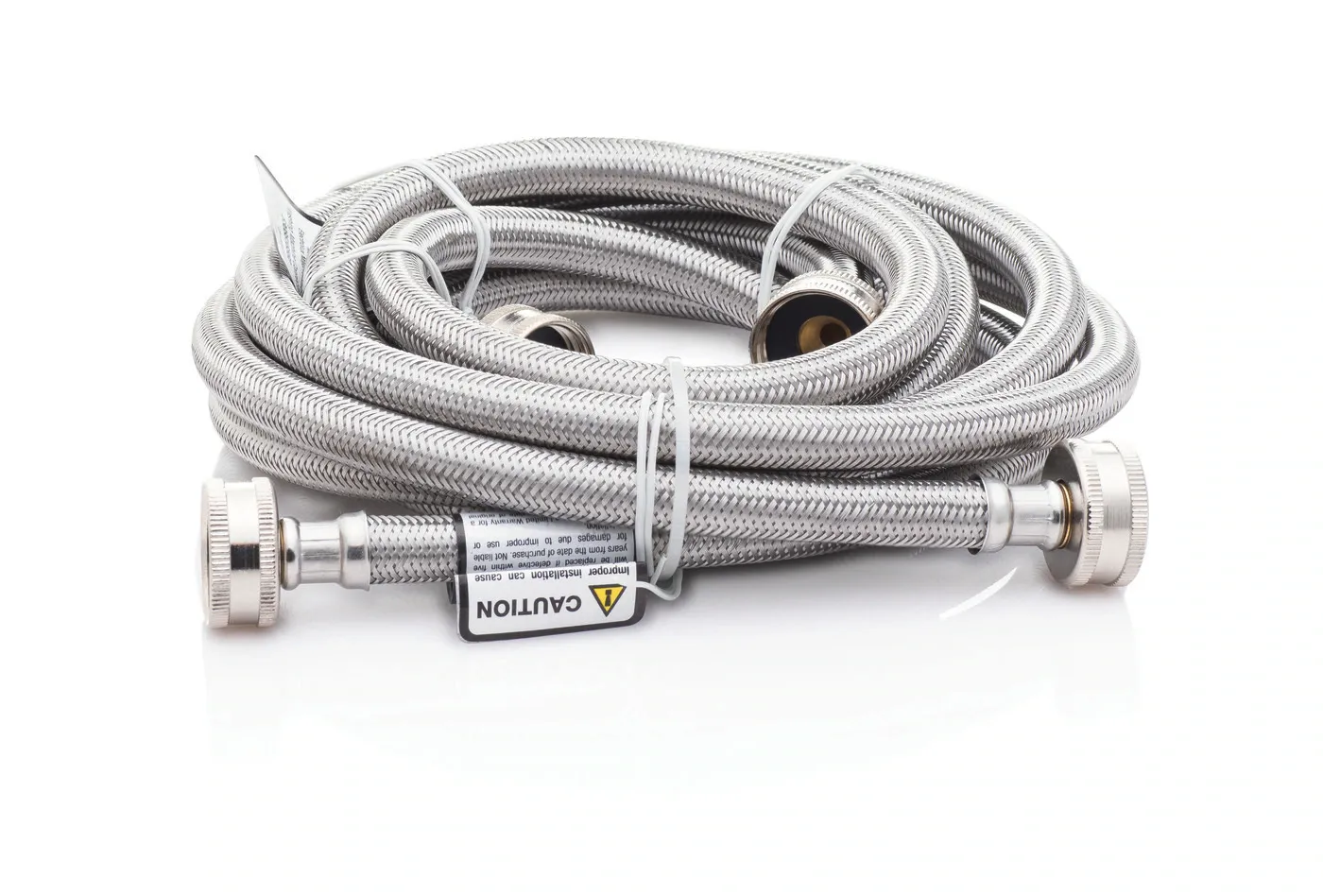 FRIGIDAIRE – 6 ft Stainless Steel Washer Fill Hose – Silver