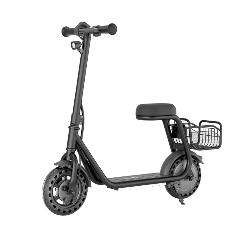 HIBOY – Kids Electric Scooter with Seat and Front Basket – Black HIBOY – Kids Electric Scooter with Seat and Front Basket – Black