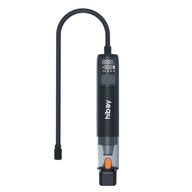 HIBOY – 2-in-1 Tire Inflator and Vacuum – Black HIBOY – 2-in-1 Tire Inflator and Vacuum – Black