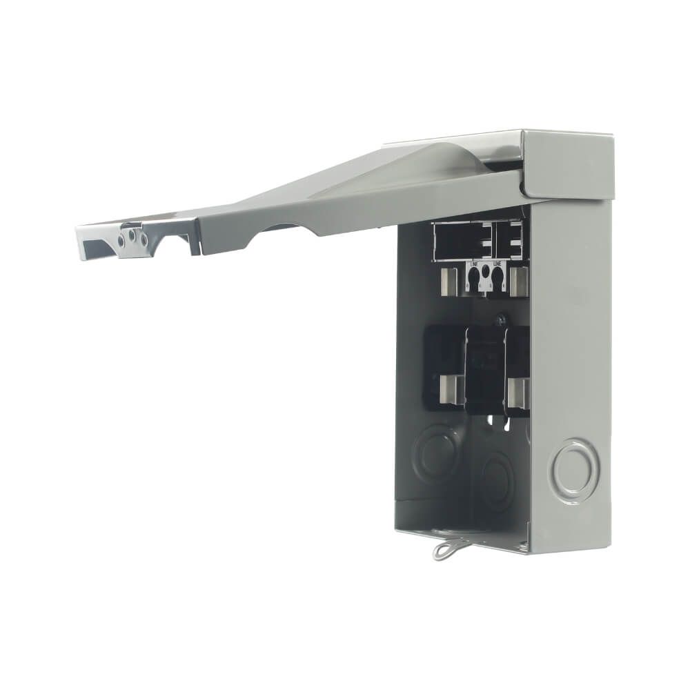 EVERWELL – Disconnect Box 30 Amps Fused – Metallic – Model EDB-30F