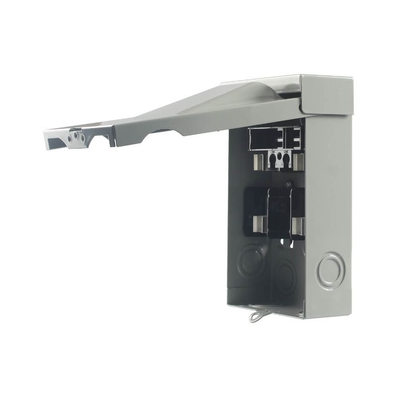 EVERWELL – Disconnect Box 30 Amps Fused – Metallic – Model EDB-30F