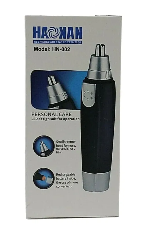 Hanan – Ear & Nose Hair Trimmer – Black/Silver