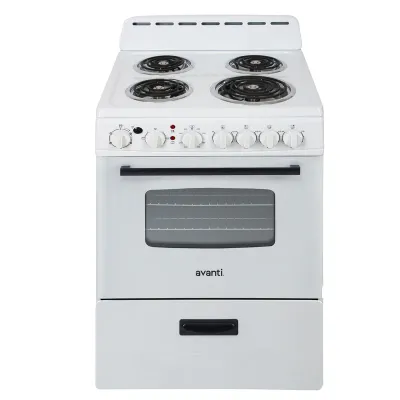 AVANTI – 24" Electric Range – White