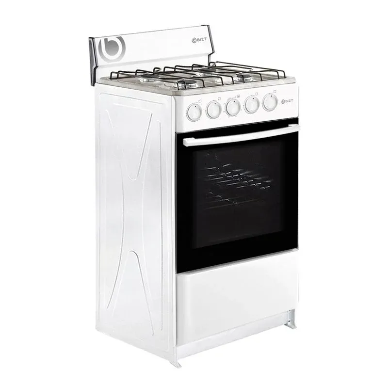 BIZT - Range, Freestanding, 21 inch, 4 Burners, Cast Iron Burner Grills, Oven, GST2141WCO Propane, Gas Only Export