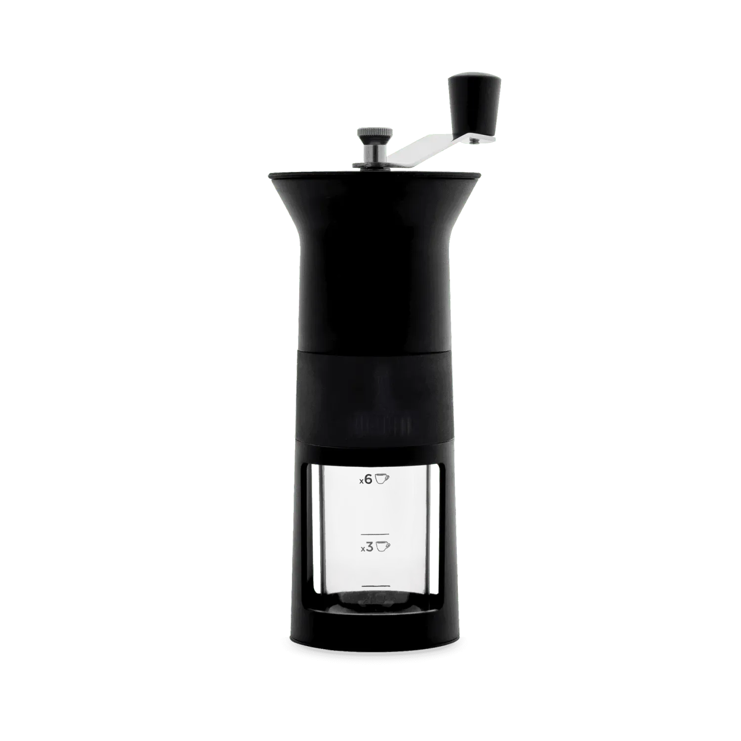 Bialetti – Manual Coffee Grinder – Stainless Steel Matte Black