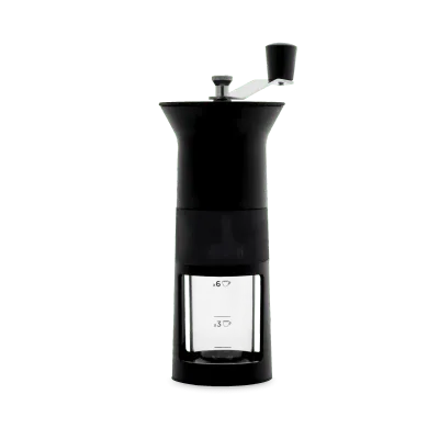 Bialetti – Manual Coffee Grinder – Stainless Steel Matte Black