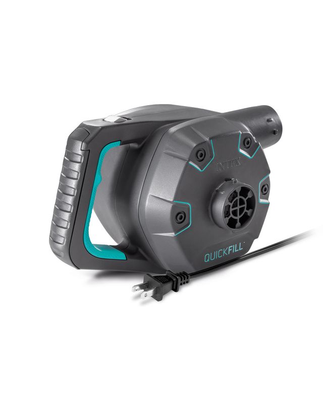 INTEX – Quick-Fill 120V AC Electric Air Pump 38.9 CFM for Inflatables and Airbeds – Black