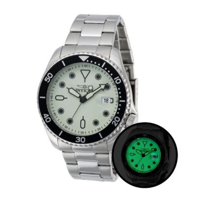 INVICTA – Pro Diver Men's Watch w/Luminous Dial – 46mm – Steel