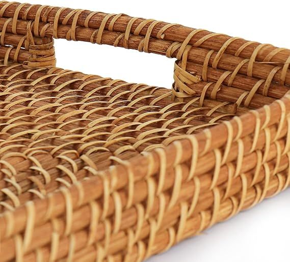 MARTHA STEWART Rattan Serving Tray