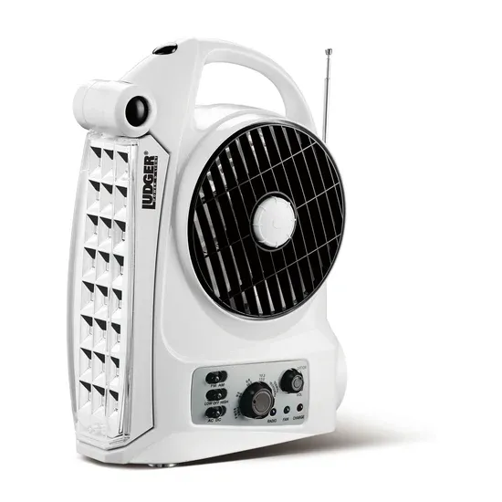 Ludger 5" Multifuntional Rechargeable Fan EL-8205RF