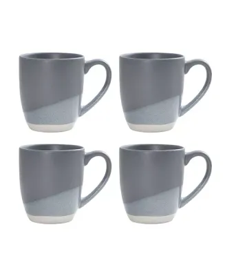 MIKASA – Brandi Gray 16-Piece Dinnerware Set – Service for 4