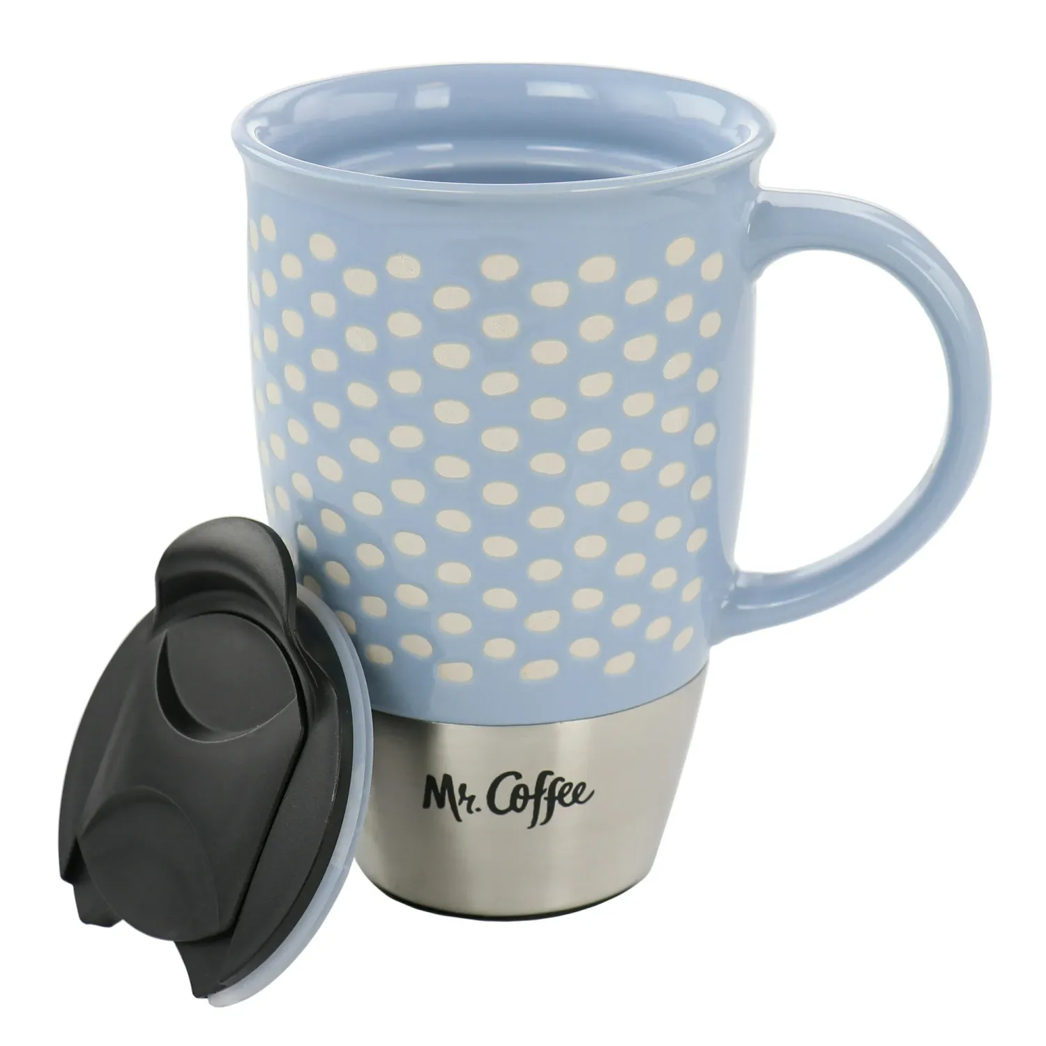 MR. COFFEE – 4 Pc Mug & Travel Mug Set