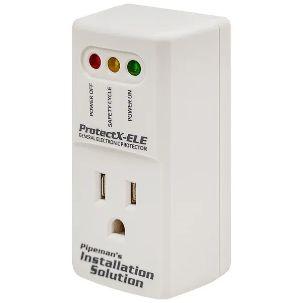 PIPEMAN'S – General Electronic Protector for TV, Audio & Computers 900W – White