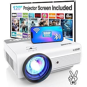 4K Projector 12000 Lumen – Black