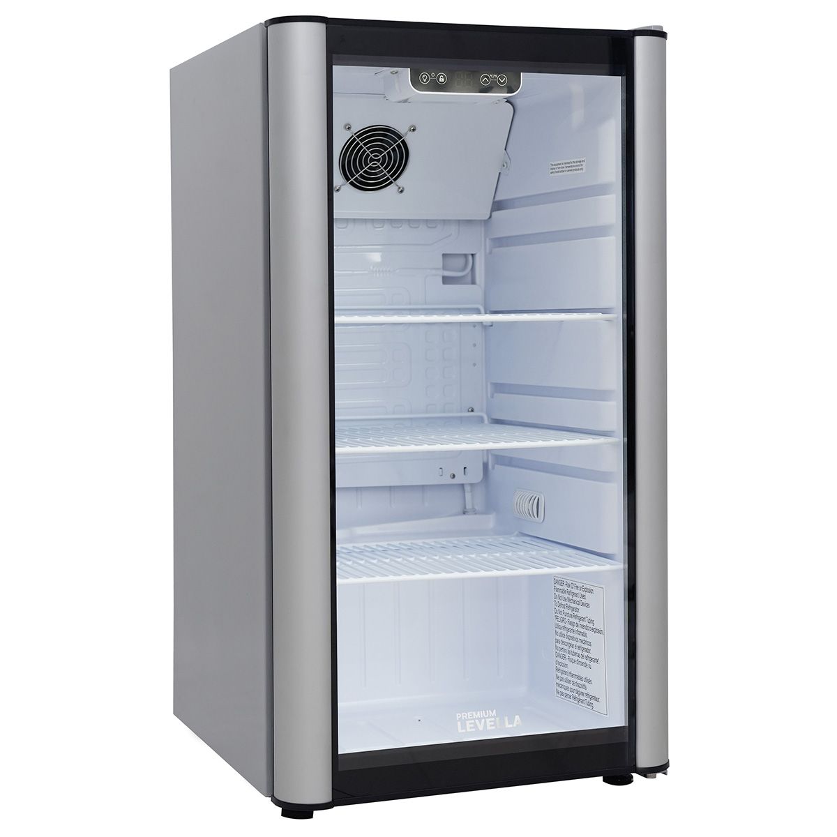 PREMIUM – Display Refrigerator 3.1 CuFt – Silver