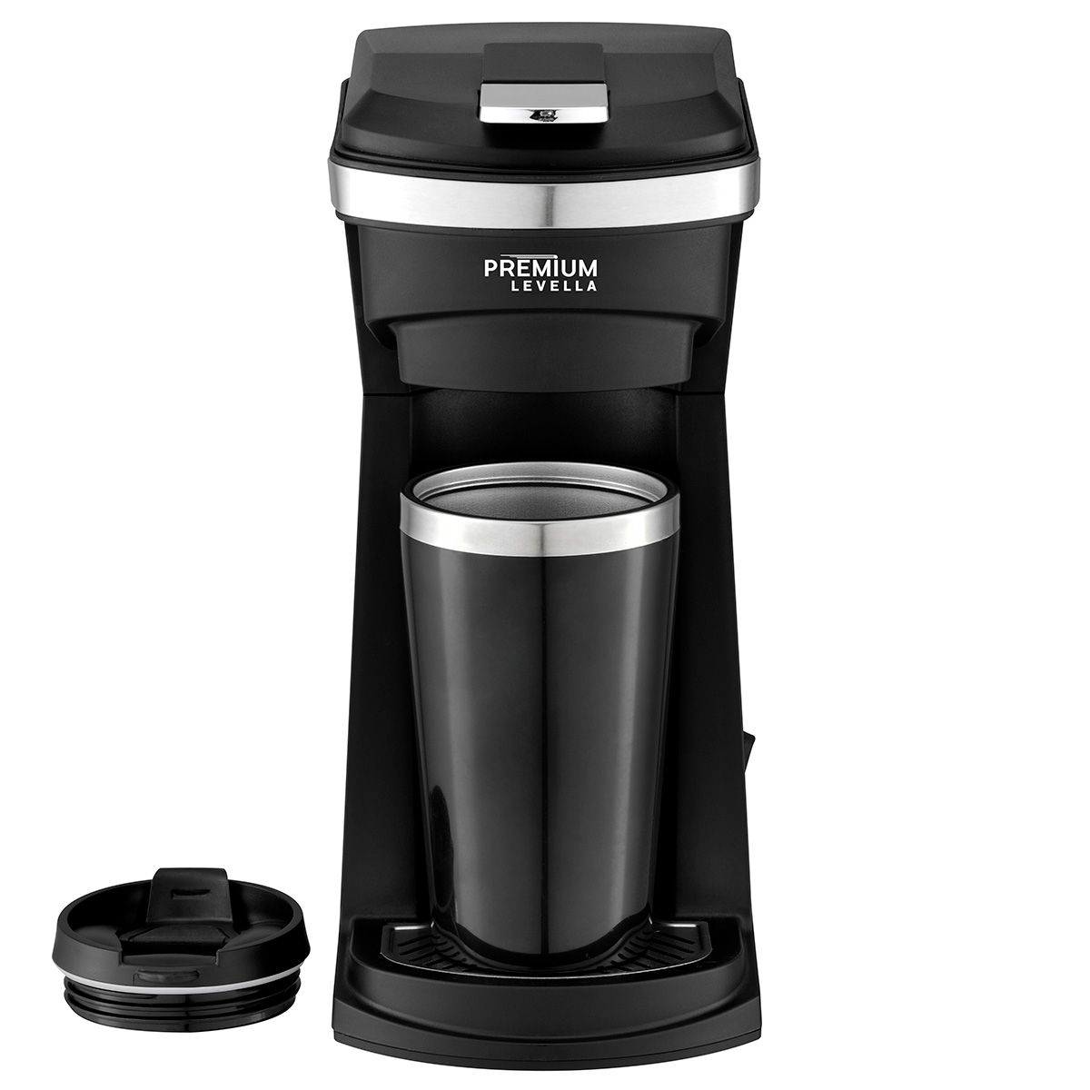 PREMIUM – 2-in-1 Coffee Maker (K-Cup or Ground) – Black