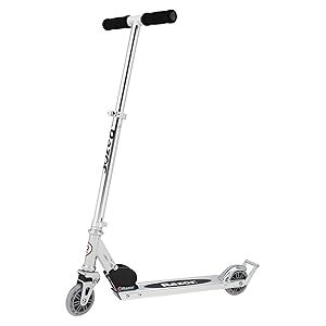 RAZOR – AW Kick Scooter for Kids – Wheelie Bar, Lightweight, Foldable, Aluminum Frame, Adjustable Handlebars