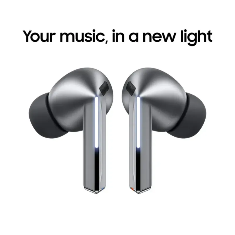 SAMSUNG – Galaxy Buds3 Pro True Wireless Bluetooth Earbuds with Adaptive Noise Cancelling – Gray