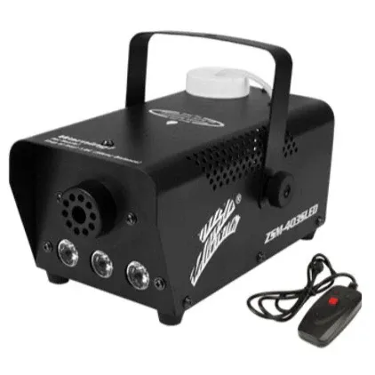 ZEBRA – 400w Fog Machine with Color LED Effects – Black