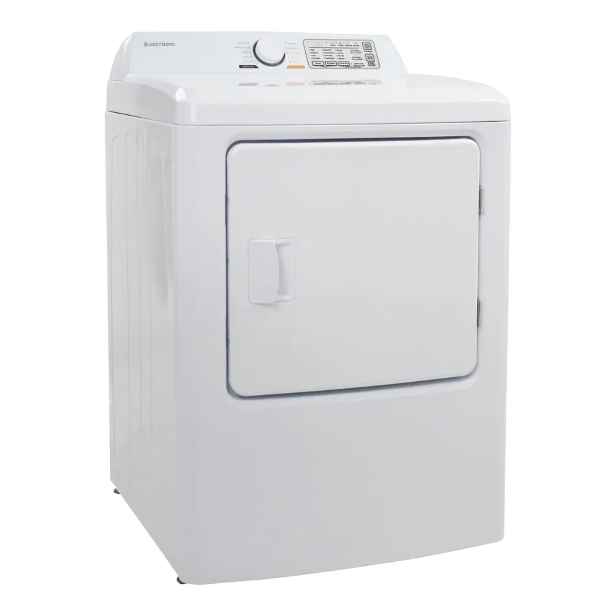 WEST BEND – Front Load Electric Dryer 7.0 cu. ft. – White