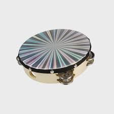 ZEBRA – 8" Hand-Held Tambourine