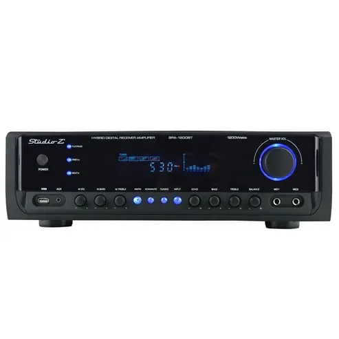 ZEBRA – Digital Home Audio Hybrid Radio Receiver 2-Channel Amplifier – Black