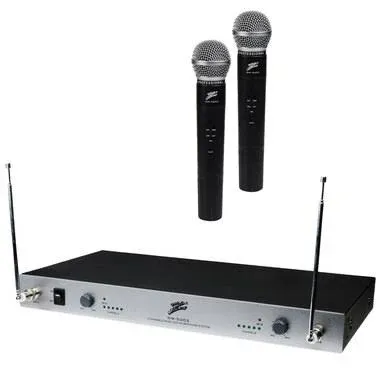 ZEBRA – Multipurpose Wireless Microphone with Rechargeable Receiver – Black