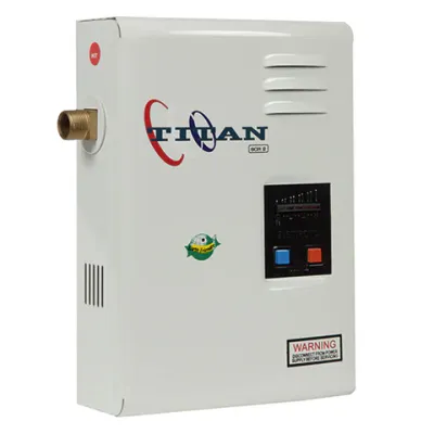 TITAN – Electronic Tankless Water Heater SCR2 – 11.8 kW, 54 Amps, 220V – White TITAN – Electronic Tankless Water Heater SCR2 – 11.8 kW, 54 Amps, 220V – White