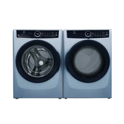 ELECTROLUX – Front Load Washer 4.5 cu. ft. + Electric Dryer 8.0 cu. ft. – Glacier Blue