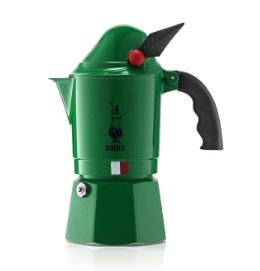 BIALETTI – Moka Express Alpina 3‑Cup – Green