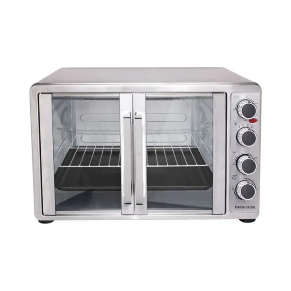 Bene Casa 45L French Door Convection Oven With Rotisserie - Stainless Steel BC-99705