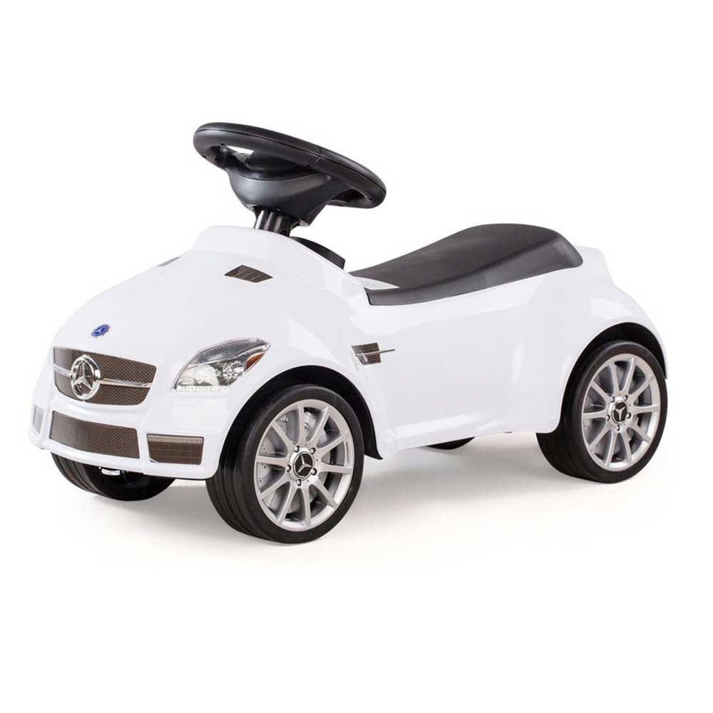 MERCEDES – SLK 55 AMG Foot-to-Floor Ride-On Car – White