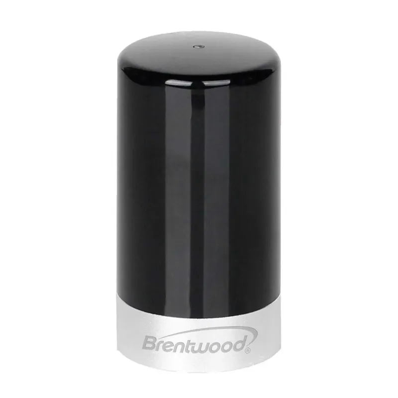 BRENTWOOD – Portable Automatic Vacuum Wine Preserver and Bottle Stopper – Black