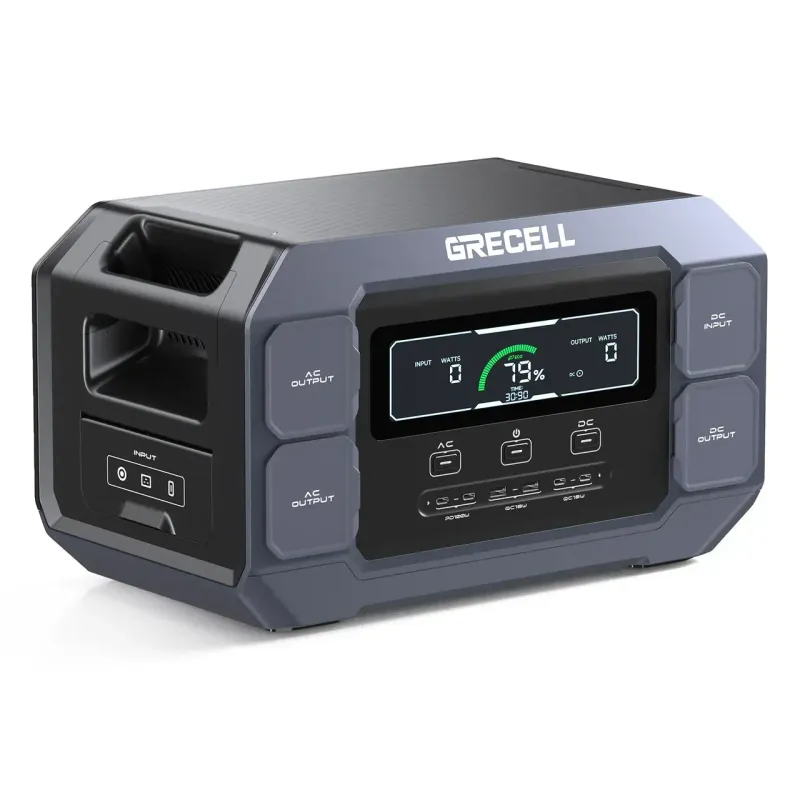 GRECELL – High-capacity Portable Power Station 51.2V/22000mAh – Black