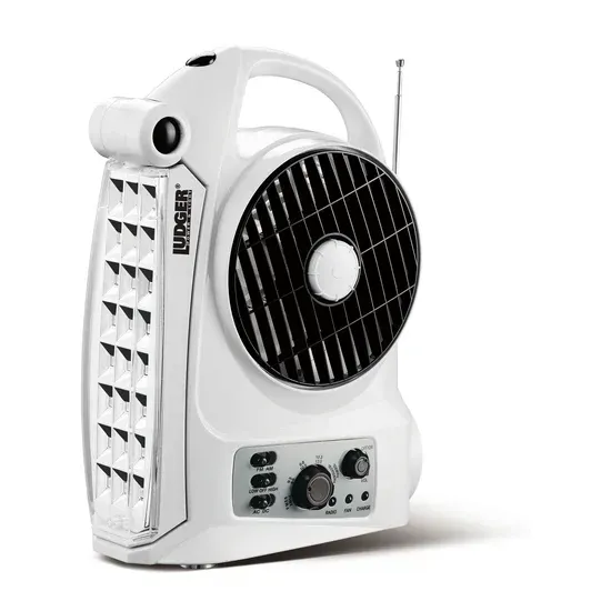 Ludger 5" Multifuntional Rechargeable Fan EL-8205RF