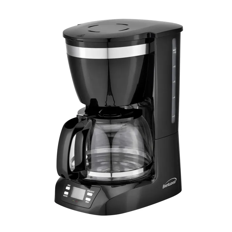 BRENTWOOD – 10-Cup Digital Coffee Maker – Black