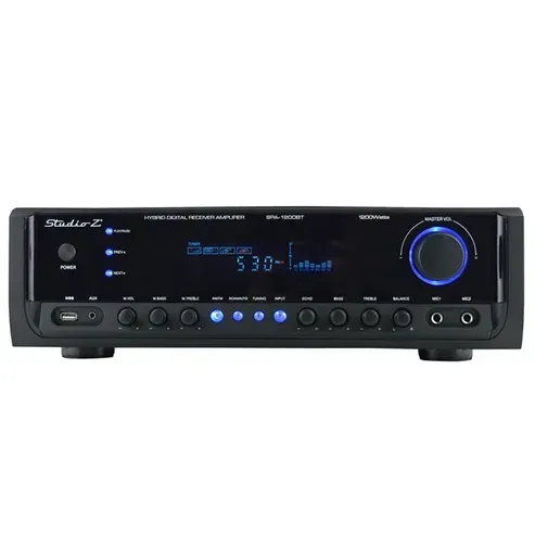 ZEBRA – Digital Home Audio Hybrid Radio Receiver 2-Channel Amplifier – Black