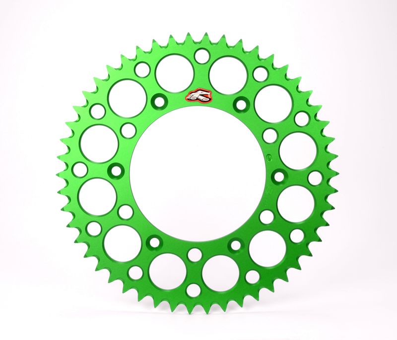 Renthal Rear Sprocket Green 47T - KX65 00-23