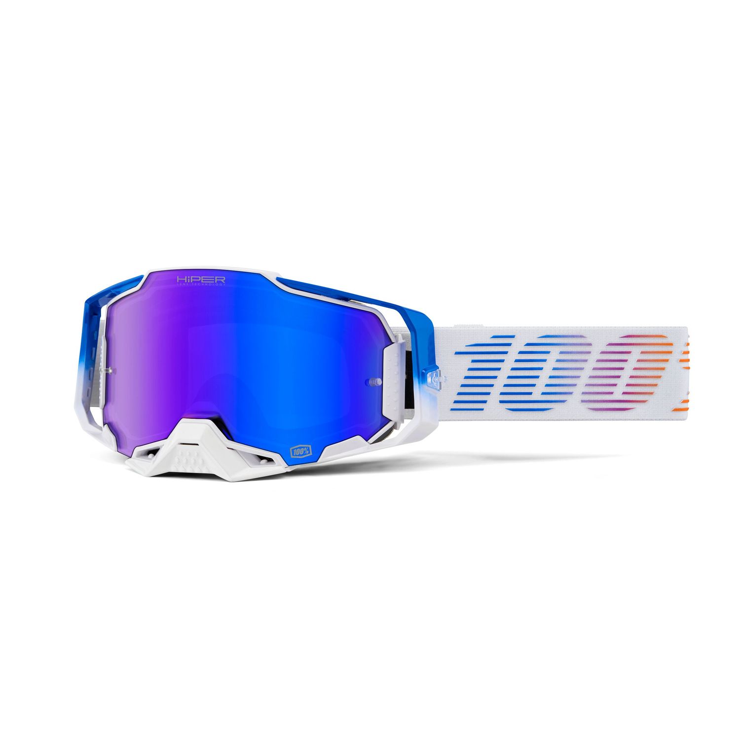 100% Goggle Armega HiPer Neo - Mirror Blue Lens
