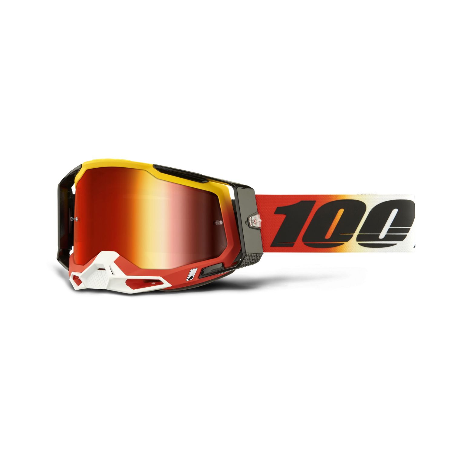 100% Goggle Racecraft 2 Ogusto - Mirror Red Lens