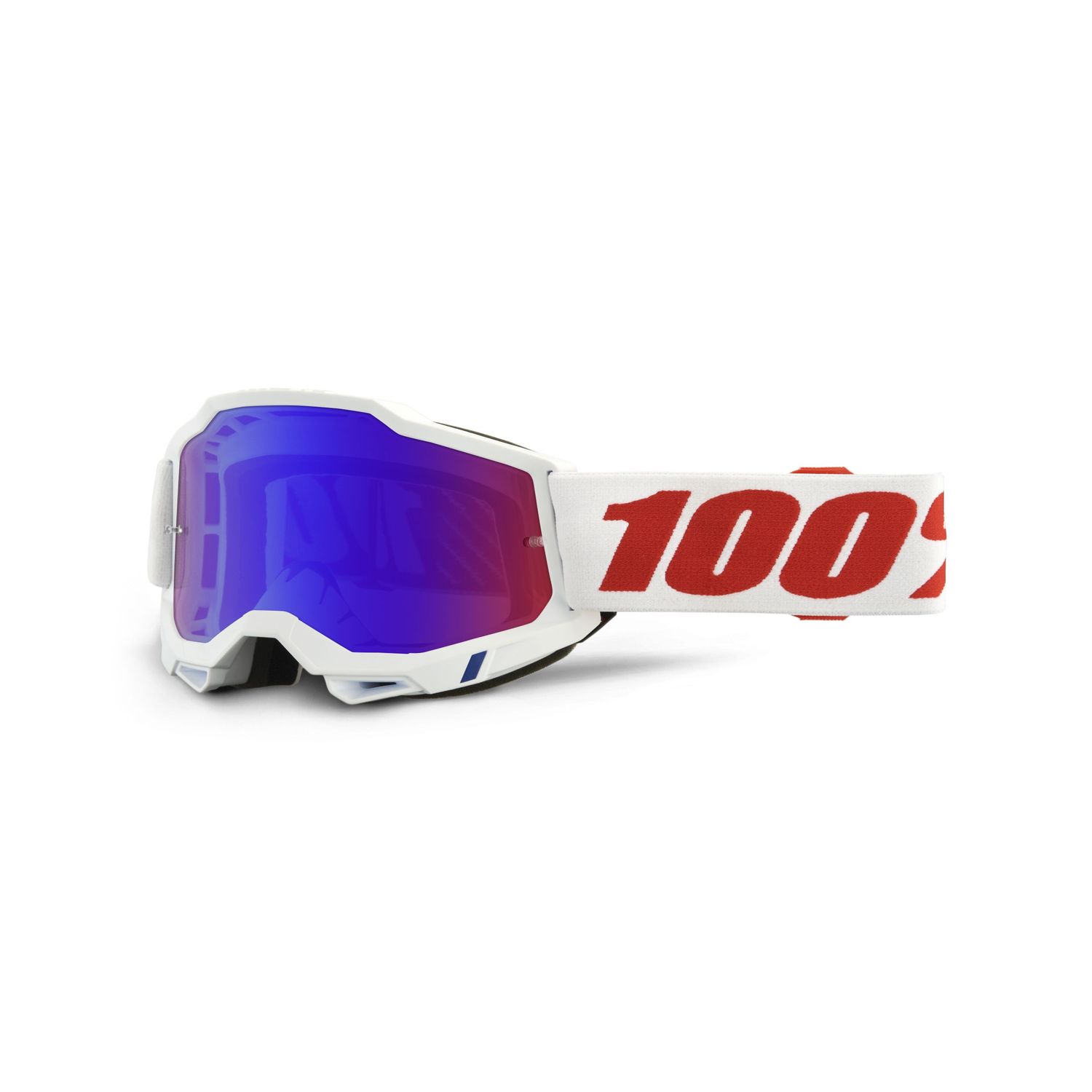 100% Goggle Accuri 2 Pure - Mirror Red/Blue Lens