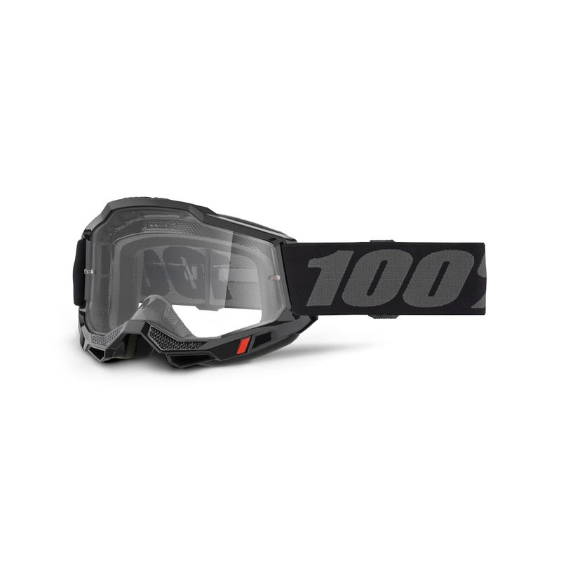 100% Goggle Accuri 2 Black Clear Lens