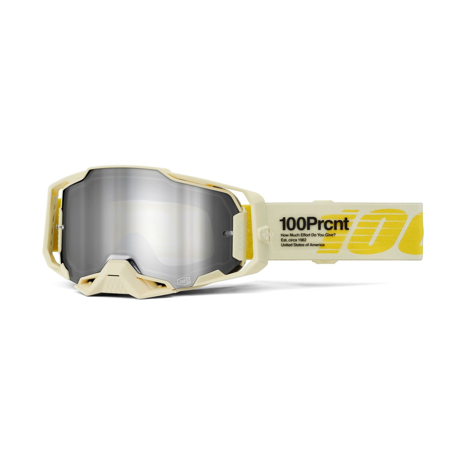 100% Goggle Armega Barely - Mirror Silver Lens