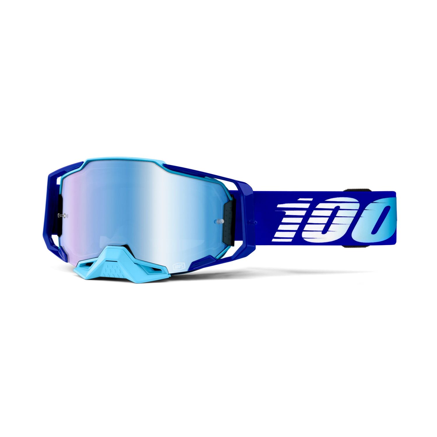 100% Goggle Armega Royal - Mirror Blue Lens