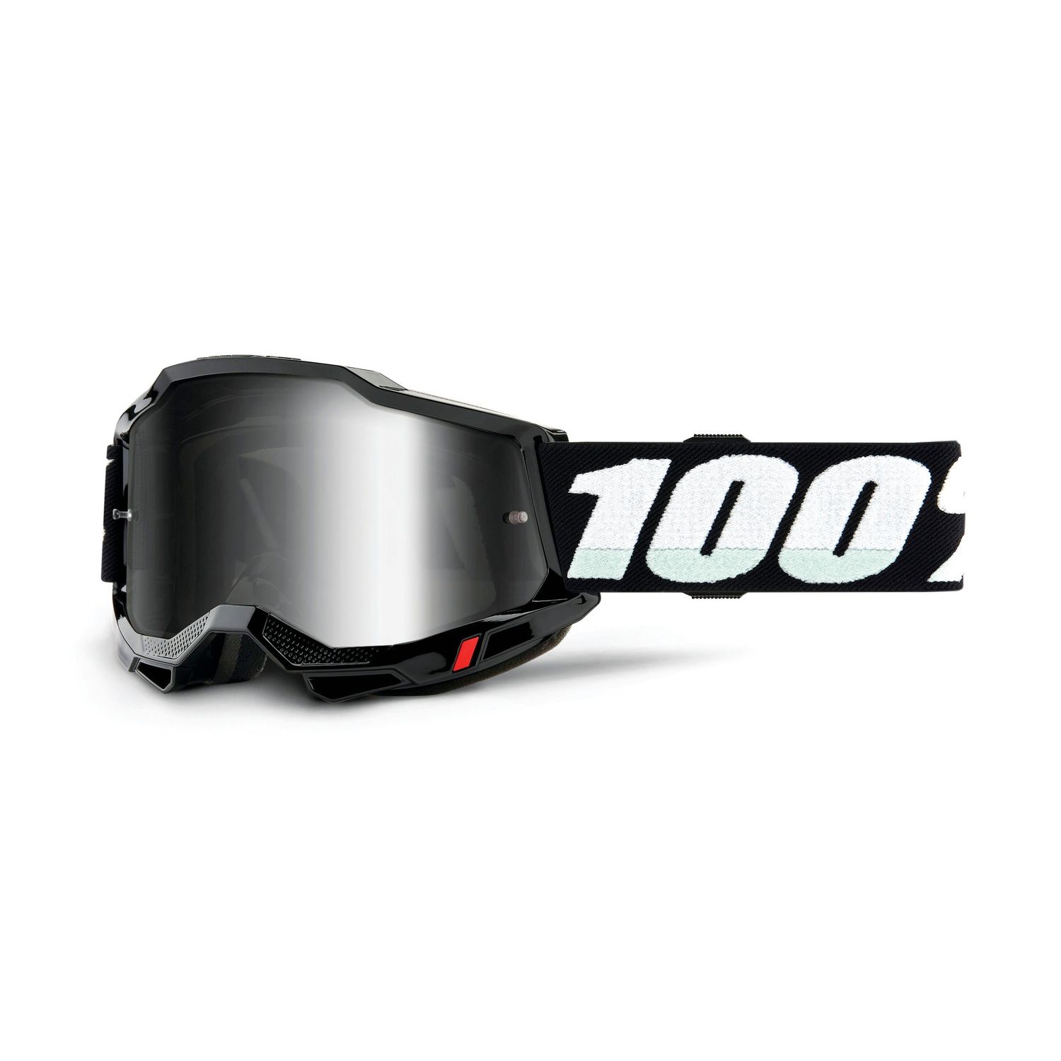 100% Goggle Accuri 2 Junior Black - Mirror Silver Lens