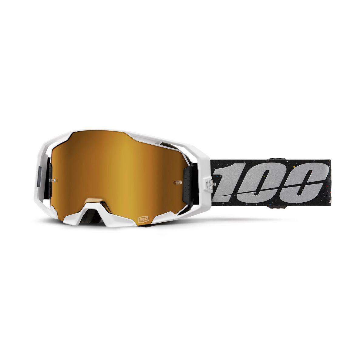 100% Goggle Armatic RapidRacer Mirror Gold