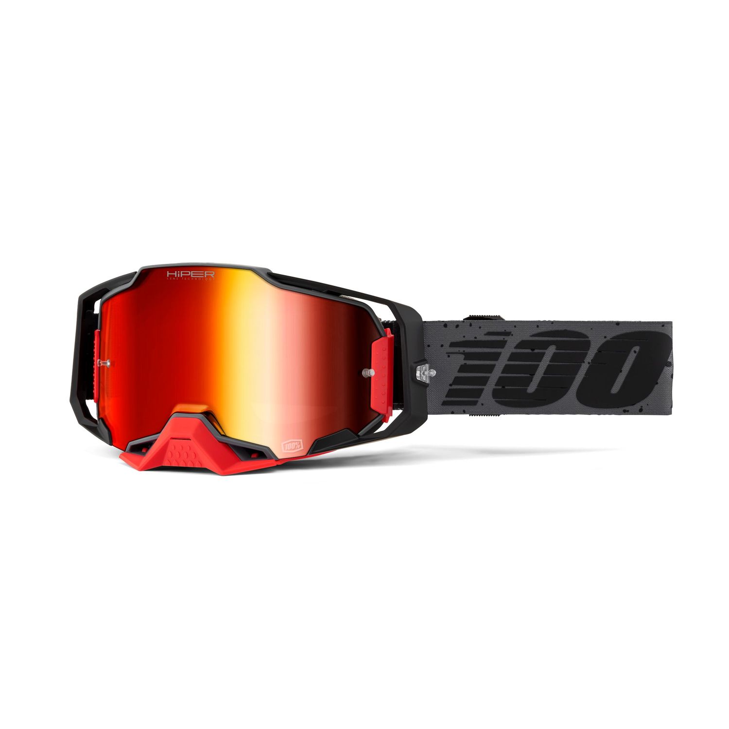 100% Goggle Armega HiPer Nekfau - Mirror Red Lens