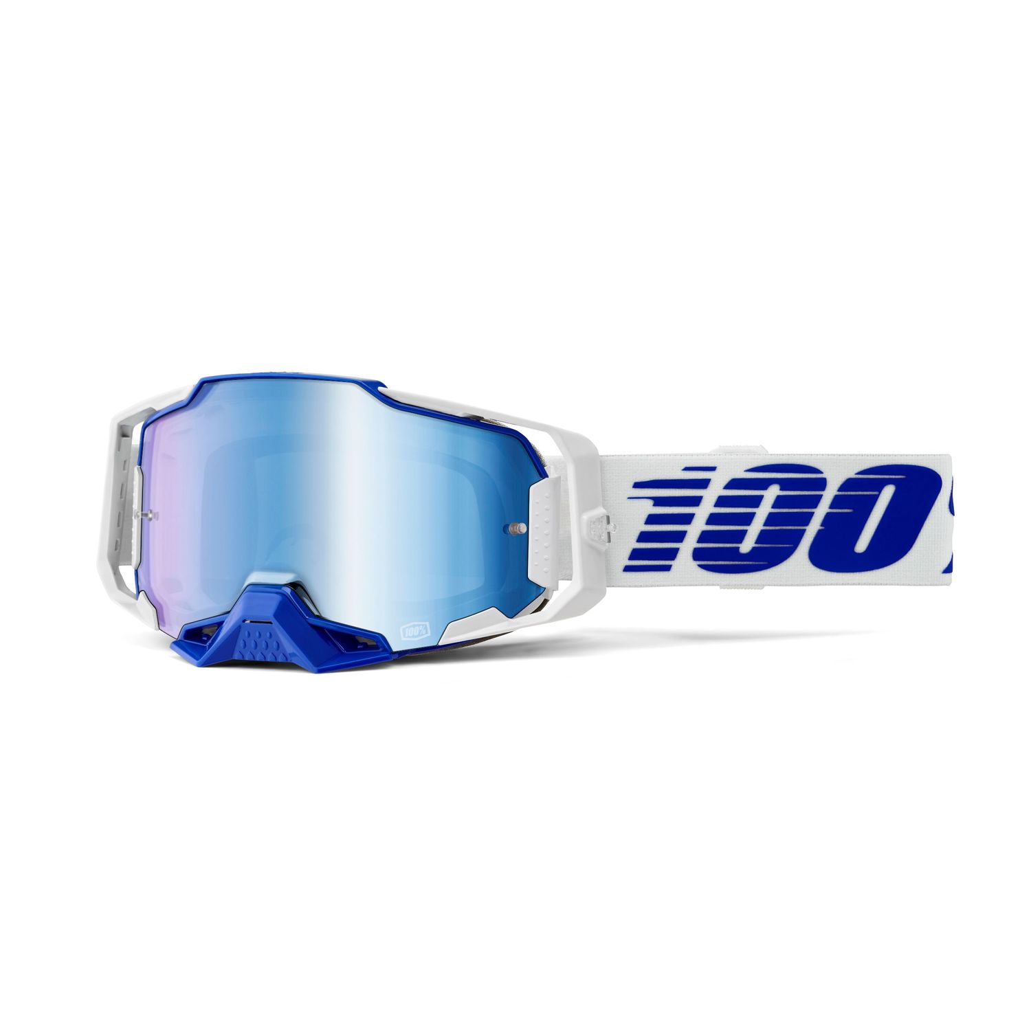 100% Goggle Armega Blue - Mirror Blue Lens