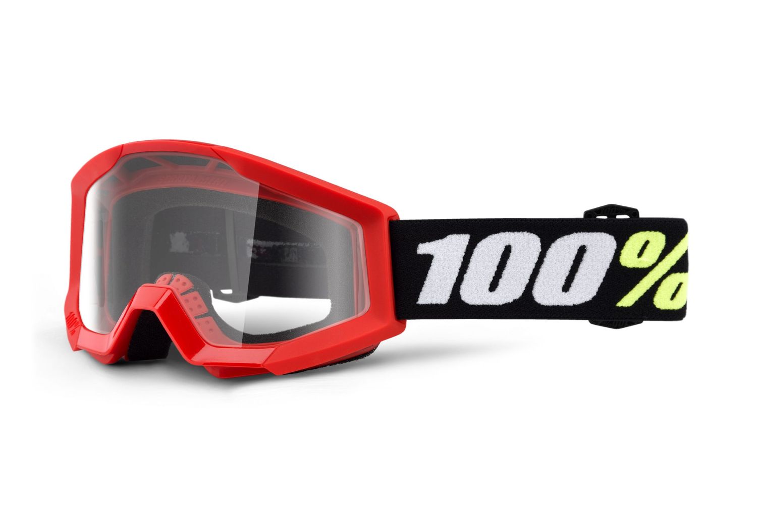 100% Goggle Strata Mini Red - Clear Lens