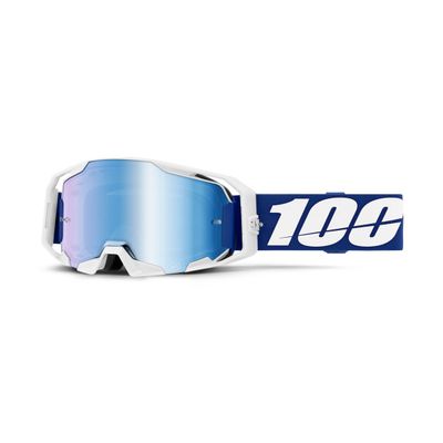 100% Goggle Armatic Blue Mirror Blue